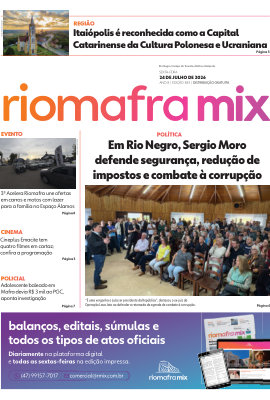 Capa da edição impressa