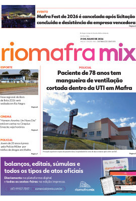 Capa da edição impressa