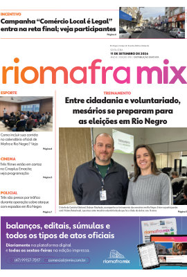 Capa da edição impressa