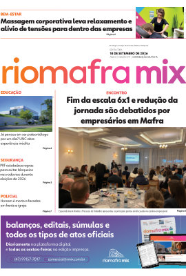 Capa da edição impressa