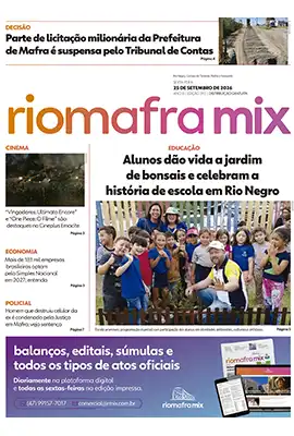 Capa da edição impressa