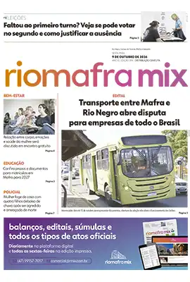 Capa da edição impressa