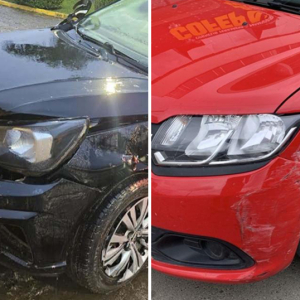 Motorista sem CNH e carro desgovernado na chuva: polícia atende três acidentes de trânsito