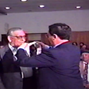 Em 1997, heróis da Segunda Guerra eram homenageados
