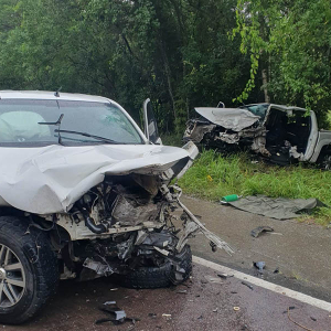 Vítima de acidente entre camionetes na BR-280 morre no hospital