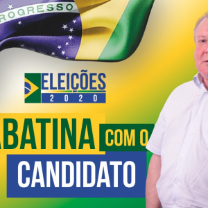 Candidato a vice-prefeito Carlos Schlichting participa de sabatina