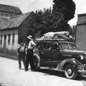 O carro movido à gasogênio do Sr. Budica de Rio Negro