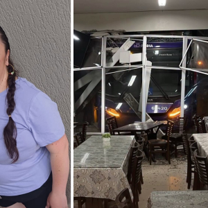 Funcionária morre após ônibus invadir restaurante às margens da BR-116
