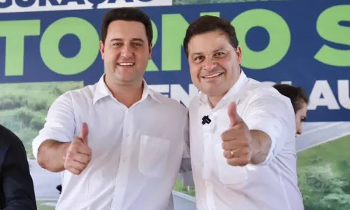 Sandro Alex cumpre agenda de campanha ao lado de Ratinho Junior em Rio Negro