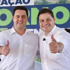 Sandro Alex cumpre agenda de campanha ao lado de Ratinho Junior em Rio Negro