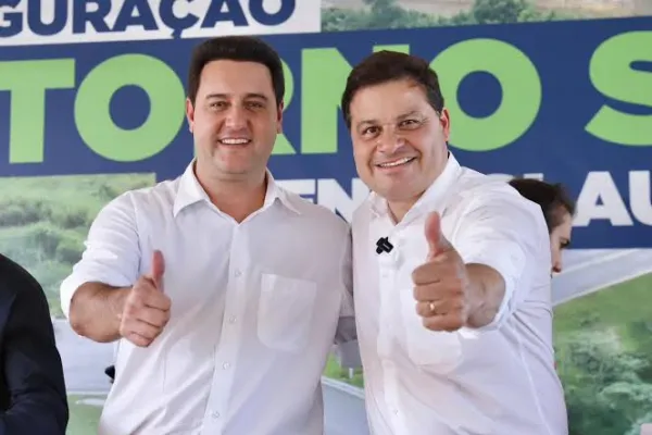 Sandro Alex cumpre agenda de campanha ao lado de Ratinho Junior em Rio Negro
