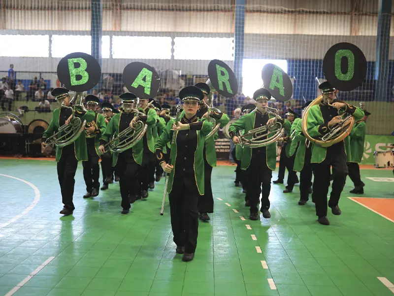 Pelo terceiro ano seguido, Banda Marcial Barão de Antonina conquista título estadual 