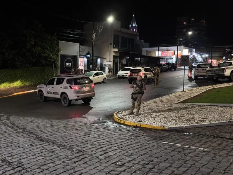 Operação Choque de Ordem reforça policiamento em Itaiópolis