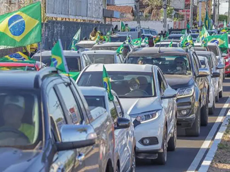 Carreatas em apoio a Flávio Bolsonaro acontecem neste sábado em Mafra e Itaiópolis