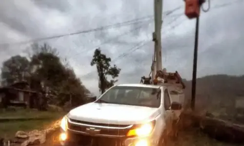 Temporal deixa cerca de 1,5 mil consumidores sem energia em Mafra
