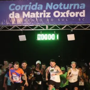 2ª Corrida da Matriz Oxford: veja como participar da prova noturna em São Bento do Sul