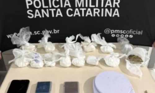 Homem é preso com mais de meio quilo de cocaína em apartamento
