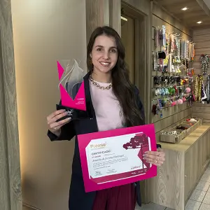 Lojista de Rio Negro conquista primeiro lugar em prêmio para mulheres empreendedoras