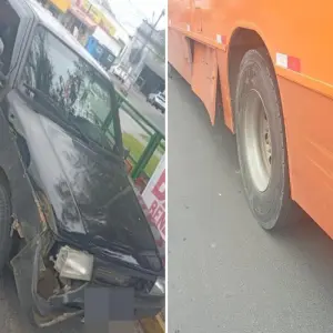 Uno atingido por ônibus estava com licenciamento irregular e pneus desgastados