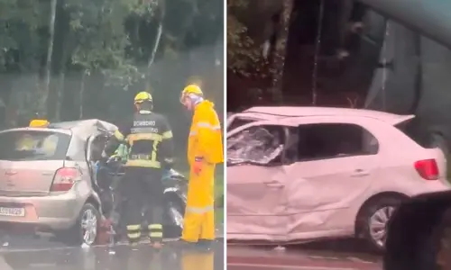 Duas pessoas morrem em acidente na BR-116, em Mafra