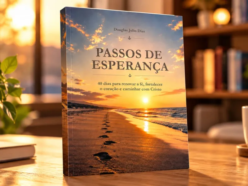 Douglas Dias estreia na literatura cristã com o devocional ‘Passos de Esperança’