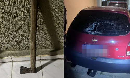 Jovem com machado fere avó e morde pai e irmão em Mafra