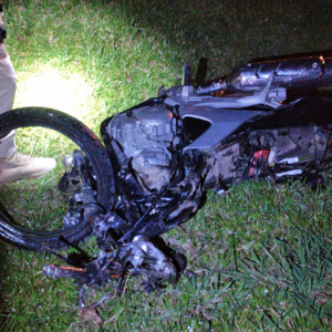 Motociclista morre em acidente na marginal da BR-116, em Rio Negro