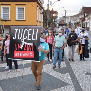 Caminhada cobra justiça pela morte de Juceli Mastey