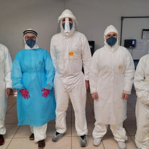 Saúde aplica testes rápidos de Covid-19 no Lar dos Velhinhos, em Mafra