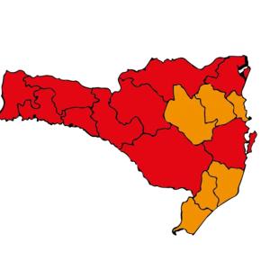Matriz de Risco: Mafra e Itaiópolis continuam em estado gravíssimo para a covid-19
