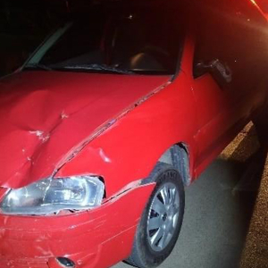Cavalo solto na rua causa acidente na Vila Ivete, em Mafra