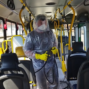 Norte Sul aperfeiçoa protocolos de higienização do transporte coletivo em Riomafra