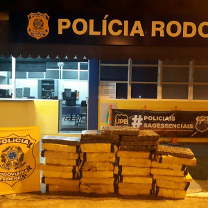 Homem é preso com carga de 320 quilos de maconha na BR-280, em Mafra