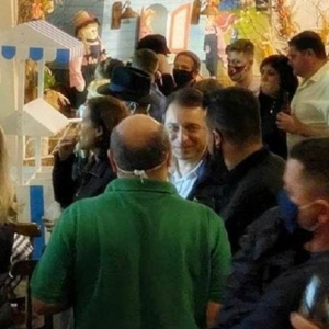 Vídeo mostra Carlos Moisés sem máscara em festa durante pandemia