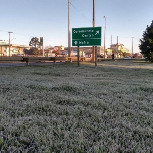 Termômetros devem marcar 0°C nesta sexta-feira em Riomafra