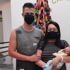 Primeiro bebê nascido em Mafra em 2022 é uma menina