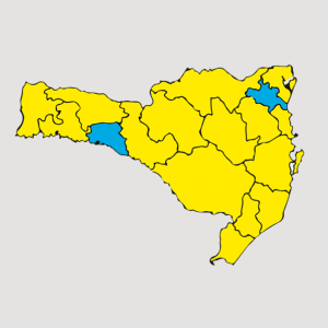 Planalto Norte e mais 14 regiões de SC voltam ao nível alto para a covid-19