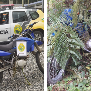 Moto furtada na Vila Zelinda é recuperada pela PM de Rio Negro