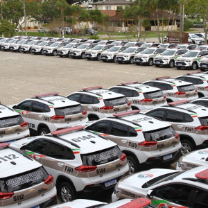 Batalhão da PM de Mafra é contemplado com novas viaturas e equipamentos