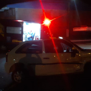 Três pessoas ficam feridas em acidente de trânsito em Rio Negro