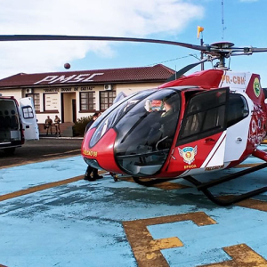 Em menos de 24 horas, heliporto da PM é utilizado para atendimento de duas pacientes infartadas