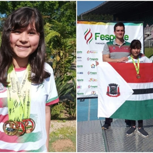 Aluna da Escola Cristo Rei se destaca nos Jogos Paradesportivos de Santa Catarina