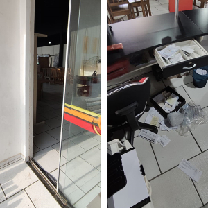 Porta é arrombada e objetos são furtados de loja de móveis em Itaiópolis