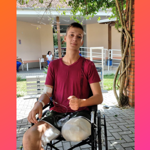 Jovem que teve perna amputada supera meta de arrecadação para compra de prótese