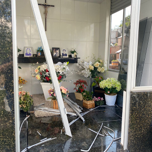Furtos de alumínio “tiram a paz” de cemitérios em Riomafra