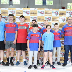 Atletas de Mafra conquistam 11 medalhas no Estadual de Badminton em Joaçaba