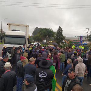 Mafra e Itaiópolis continuam com rodovias bloqueadas