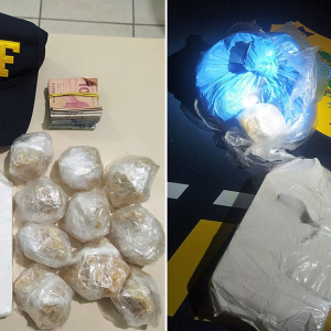 PRF prende homem com crack e cocaína na BR-116