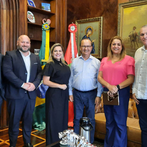Emerson Maas apresenta necessidades do Planalto Norte a Jorginho Mello