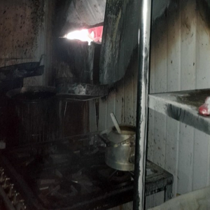 Incêndio atinge panificadora de supermercado em Mafra